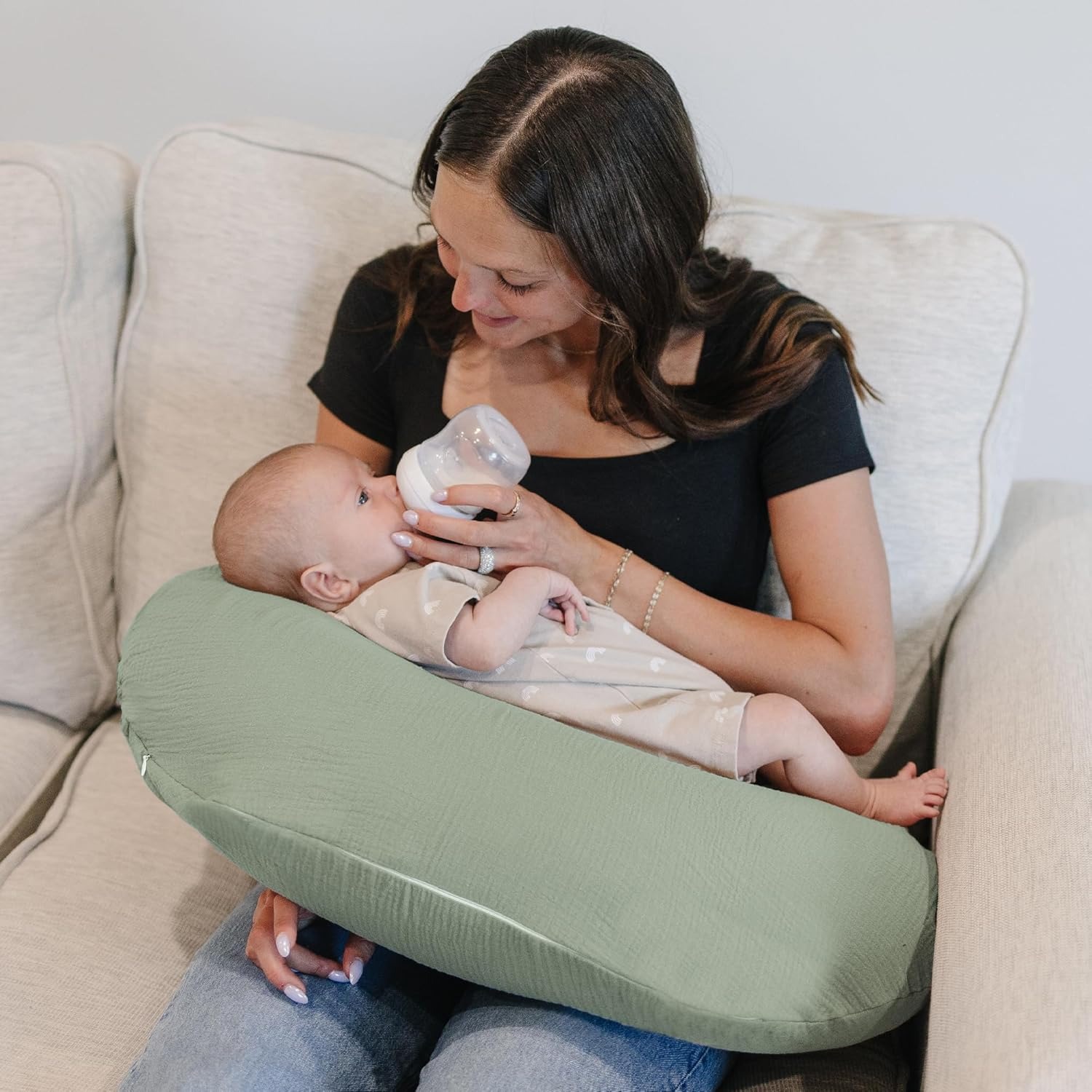 Juego de 2 Fundas para Almohad - Nursing Pillow Breastfeeding reseña y precio